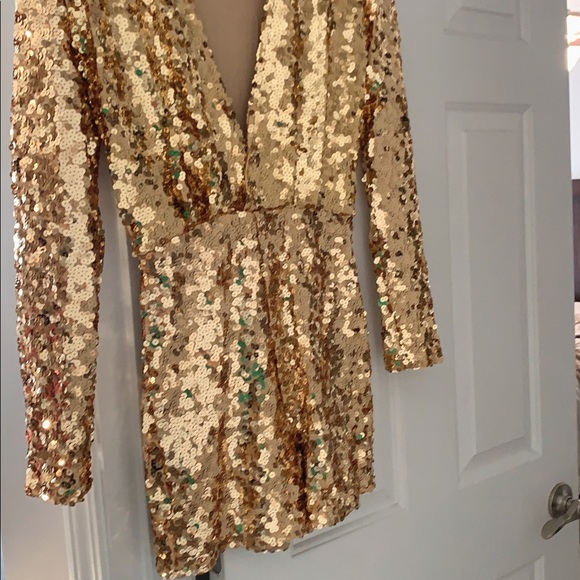 Custom gold sequin jumpsuit (Not included in Discount offer - Picture 13 of 16